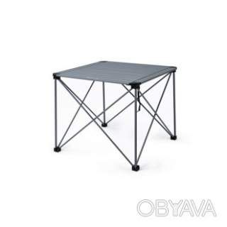 Складаний стіл Naturehike CNK2450JJ013, M, алюміній, сірий