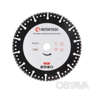 Диск універсальний сегментний алмазний, 180 мм, 16-18%