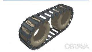 Гусениці накидні для колісного міні-навантажувача з шинами 10``