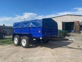 Двовісний причіп посилений "Дніпро-300" 300х1500х500 та інші