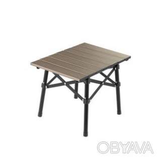 Розкладний стіл Naturehike CNH22JU050, алюміній, світло-коричневий