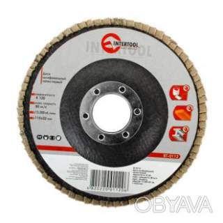 Диск шліфувальний пелюстковий, 115&times;22 мм, зерно K120