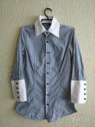 Жіноча сорочка, рубашка в полоску, р.С, Silvian Heach, Італія