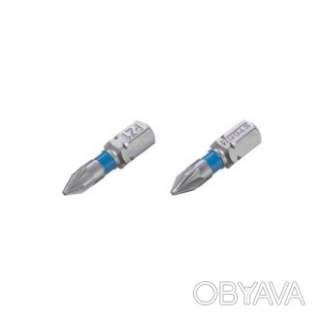 Комплект викруткових насадок, PZ1, 1/4"&times;25 мм, S2, 2 од.