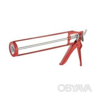 Пістолет для видавлювання силікону, 420 мл, рамоподібний INTERTOOL HT-0022