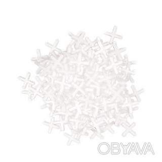 Набір дистанційних хрестиків для плитки 8.0 мм /30шт INTERTOOL HT-0358