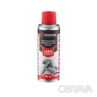 Мастило проникаюче, універсальне, аерозоль, 200 мл INTERTOOL FS-4020
