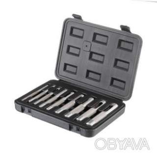 Набір просічок, 9 од., 3-12 мм INTERTOOL HT-0239