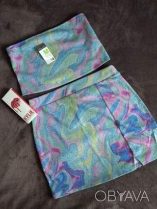 Новий літній костюм комплект, юбка і топ, спідниця і топ, р.40/42, Primark