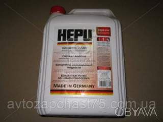 Антифриз Hepu G12 червоний, концентрат, 5 літрів (виробник Німеччина)