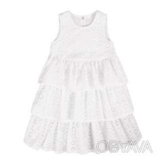Дитячий сарафан "Лана", Білий, 116 (6 років)