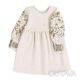 Дитяча сукня "Бавовна" + вишитий манжет, Крем-брюле