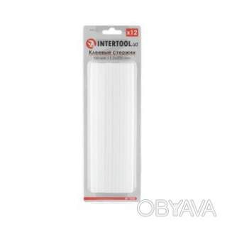 Комплект клейових стрижнів білих, 11, 2&times;200 мм, 12 шт