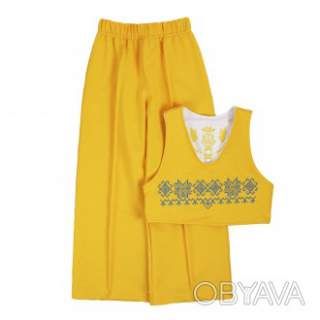 Комплект двійка для дівчат "Крила", Жовтий, 110 (5 років)