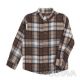 Сорочка дитяча флісова, Коричневий, 128 (9 років)