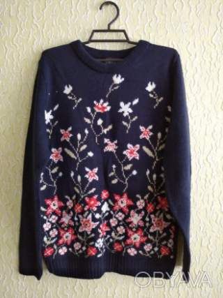Жіночий темно-синій світер, кофта, джемпер Whisper, р.М-Л, Англія