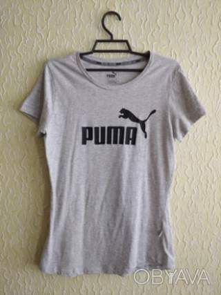 Жіноча футболка сірий меланж, р.10, Puma, Бангладеш
