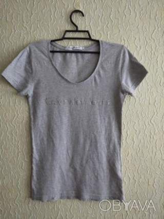 Якісна бавовняна жіноча футболка Calvin Klein Jeans, р.С, Бангладеш