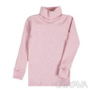 Дитяча водолазка з начосом базова, Пудровий, 116 (6 років)