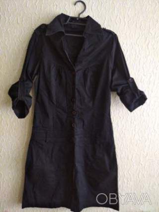 Чорне котонове плаття сукня, р.ХС-С, Vero Moda