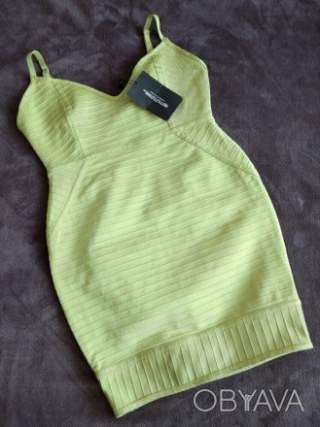 Утягуюче плаття резинка, світло-оливковий колір, р.8, PRETTYLITTLETHING