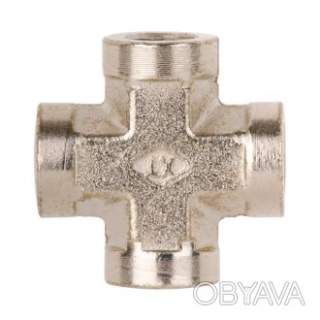 З'єднання хрестове зі внутрішньою різьбою 1/4" INTERTOOL PT-1864