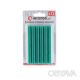 Комплект клейових стрижнів зелених, 11, 2&times;100 мм, 12 шт