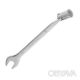 Ключ рожково-накидний, шарнірний, 18 мм,, Cr-V, покриття