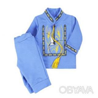 Комплект двійка ясельний "Назарій", Індіго, 74 (6-12 міс)