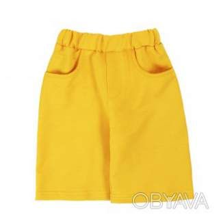 Дитячі шорти "Хіт 2.0" двунитка, Жовтий, 116 (6 років)