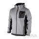 Куртка SOFTSHELL світло-сіро/чорна, з капюшоном, тришарова