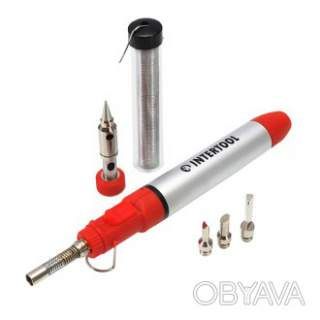 Мікропальник 12 мл, комплект аксесуарів 7 од. INTERTOOL GB-0005