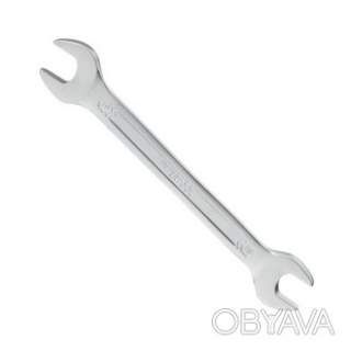 Ключ ріжковий, 18-19 мм, Cr-V, покриття: сатин-хром, DIN3110
