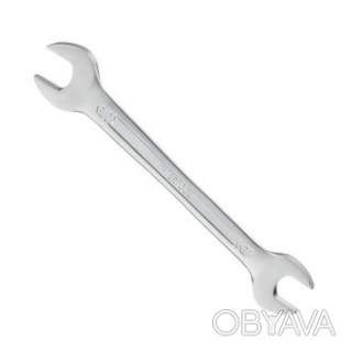 Ключ ріжковий, 21-23 мм, Cr-V, покриття: сатин-хром, DIN3110