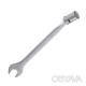 Ключ рожково-накидний, шарнірний, 17 мм,, Cr-V, покриття
