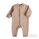 Бавовняний ясельний ромпер "Блейк" з начосом, Капучіно