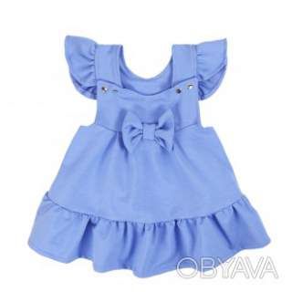 Сарафан дитячий "Ельза" двунитка, Індіго, 86 (1.5 роки)