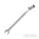 Ключ рожково-накидний, шарнірний, 9 мм, Cr-V, покриття