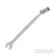 Ключ рожково-накидний, шарнірний, 8 мм, Cr-V, покриття