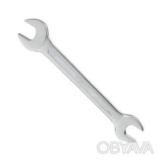 Ключ ріжковий, 20-22 мм, Cr-V, покриття: сатин-хром, DIN3110