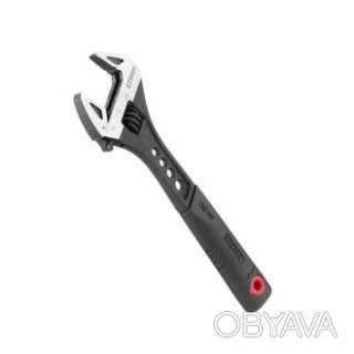 Ключ розвідний, 150 мм, кований, рукоятка TPR, HRC 40-50, Cr-V