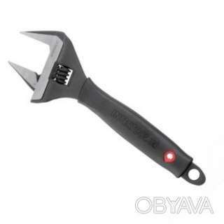 Ключ розвідний, 200 мм, прогумована ручка, розкриття губок 38 мм, Cr-V