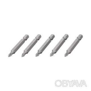 Комплект викруткових насадок, PH1, 1/4"&times;50 мм, ACR, S2, 5 од.