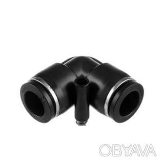 З'єднання цангове L-образне для поліуретанових та ін. шлангів 12х12 мм