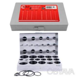 Комплект гумових ущільнювальних кілець, 407 од. INTERTOOL AT-5407