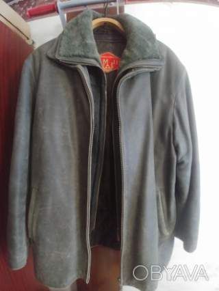 Куртка кожаная мужская всесезонная (52-54р)