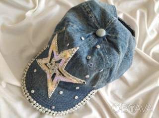 Кепка бейсболка джинсова жіноча