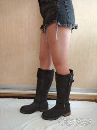 Нові шкіряні чоботи, кожаные сапожки, сапоги, р.38, Індія, Сток