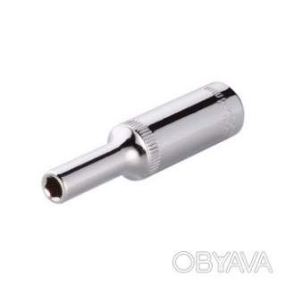 Головка шестигранна подовжена 1/4", 4&times;50 мм, Cr-V