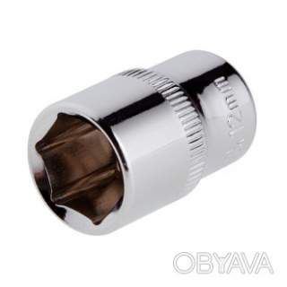 Головка шестигранна 1/4", 12&times;25 мм, Cr-V